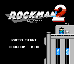 Rockman 2 - Wed of Slasher Title Screen